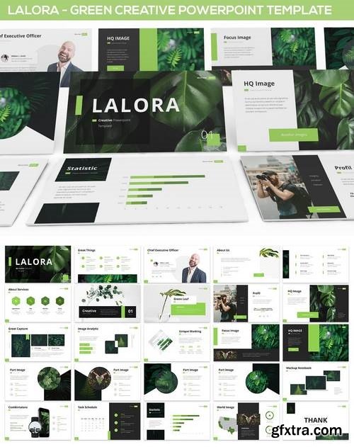 Lalora - Green Business Template