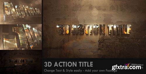Videohive 3D Action Title Opener 7908643