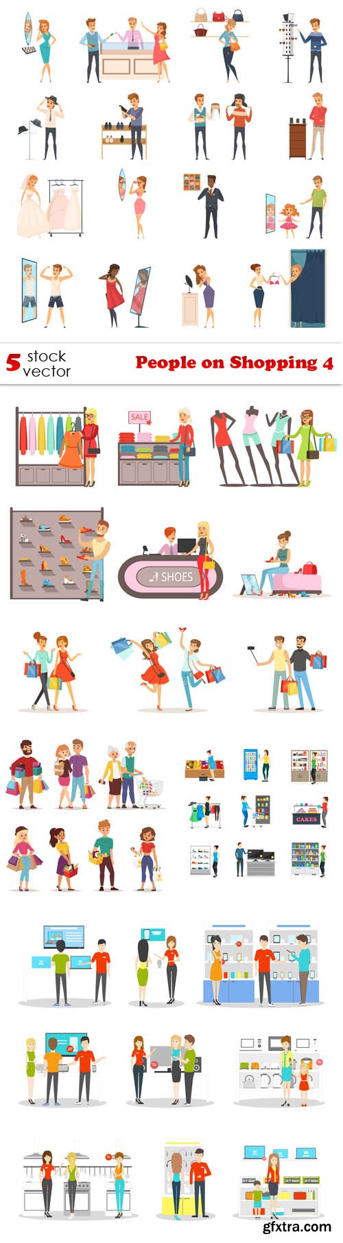 Vectors - People on Shopping 4