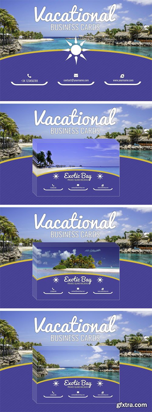 CM - Vacational Business Card Templates 2268993