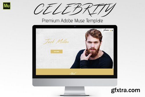CM - Celebrity - Adobe Muse Template 1476417
