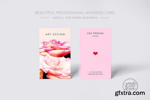 CreativeMarket Beautiful Creative Art Business Card 2297699