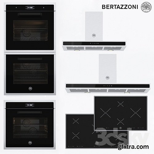 Bertazzoni Kitchen Appliance Set 01