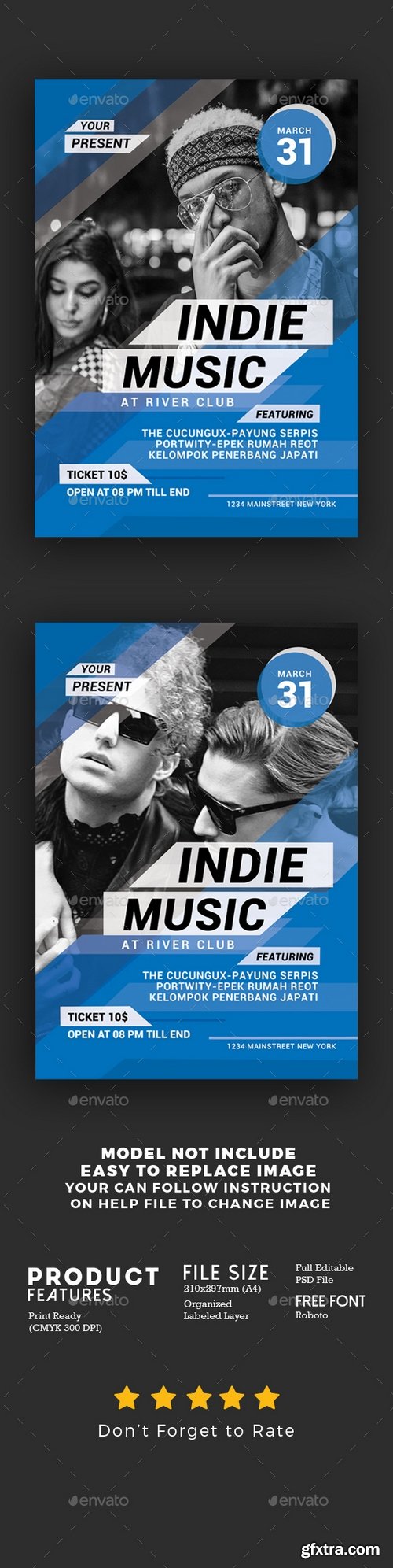 Graphicriver - Indie Music Event Flyer 21635600