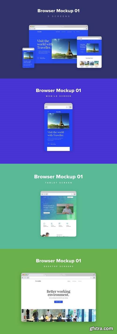 Website Browser Mockup 01