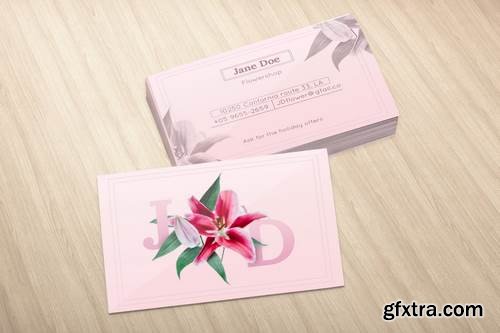 Flowershop Business Card