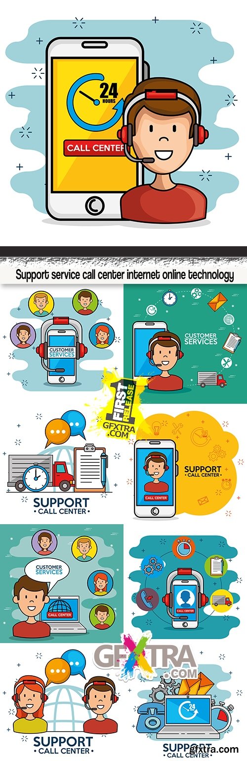 Support service call center internet online technology