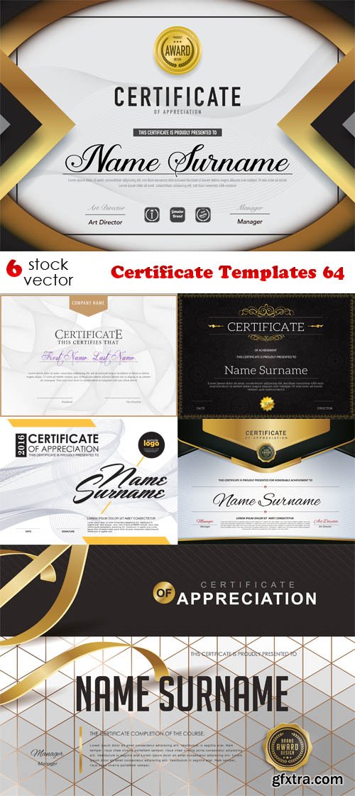 Vectors - Certificate Templates 64