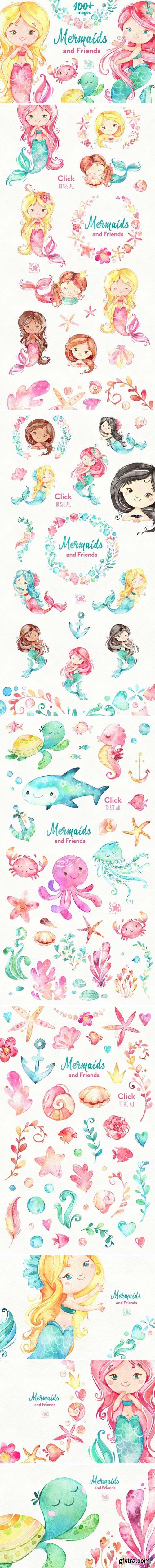 CM - Mermaids & Friends. Underwater world 1588358