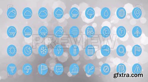 Weather Icons - Motion Graphics 71090