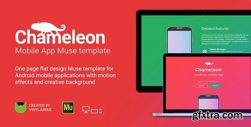 ThemeForest - Chameleon v1.0 - Android App Promo Site Muse Template -