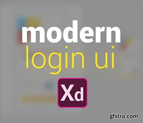 Login Screen UI Design in Adobe XD