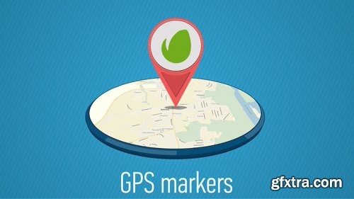 Videohive GPS Markers Map 9910759