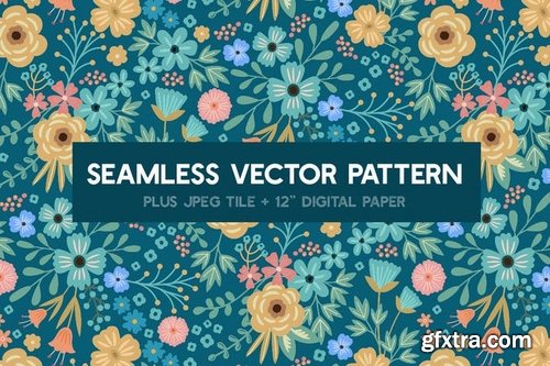 Bold New Summer Seamless Vector Pattern