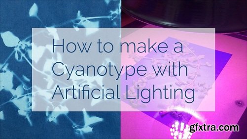 How to make a Cyanotype with Cheap Artificial Lighting