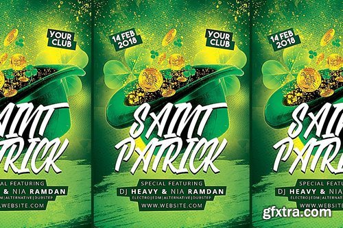CM - Saint Patrick Party Flyer Templates 2358127