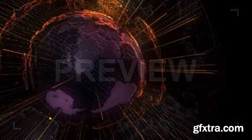Cyber Earth Background - Motion Graphics 71551