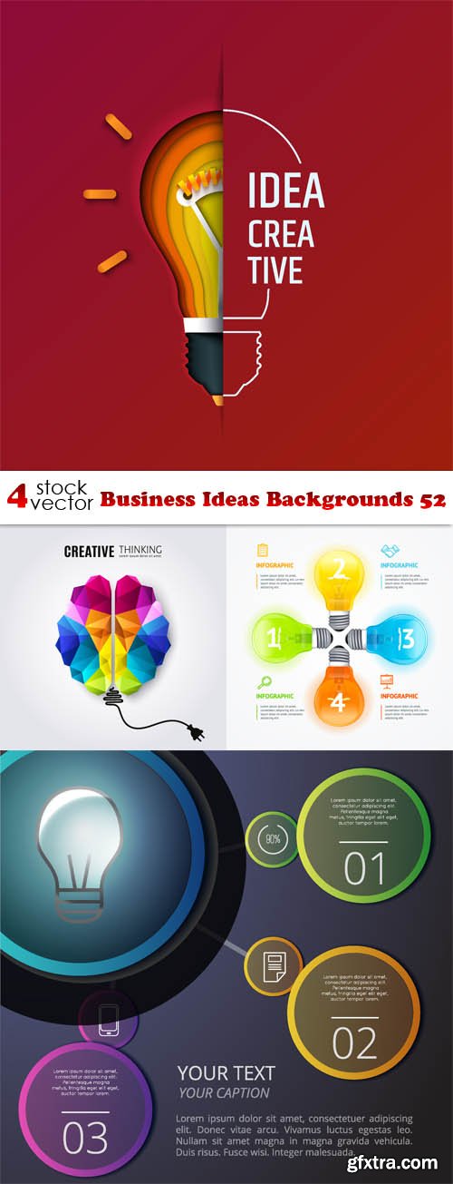 Vectors - Business Ideas Backgrounds 52