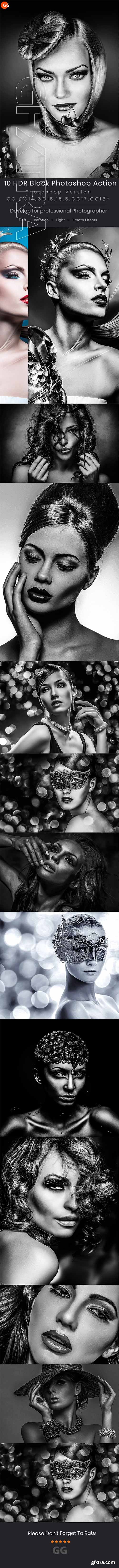 GraphicRiver - 10 HDR B&W Photoshop Action 21630694