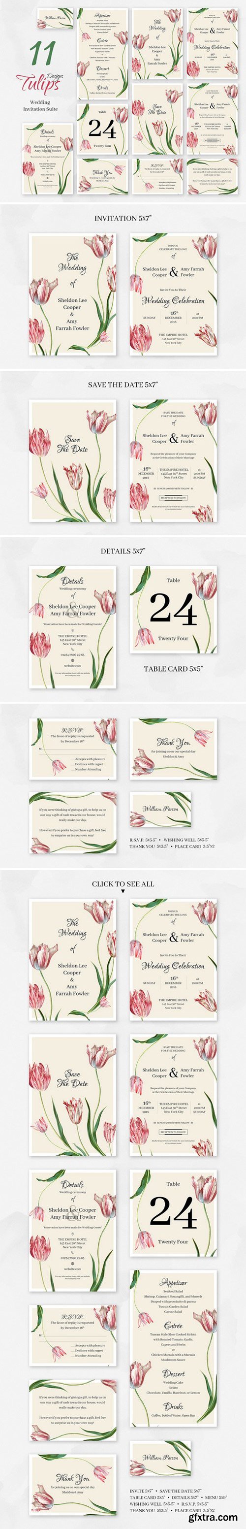 CM - Tulips. Wedding Invitation package 2357499
