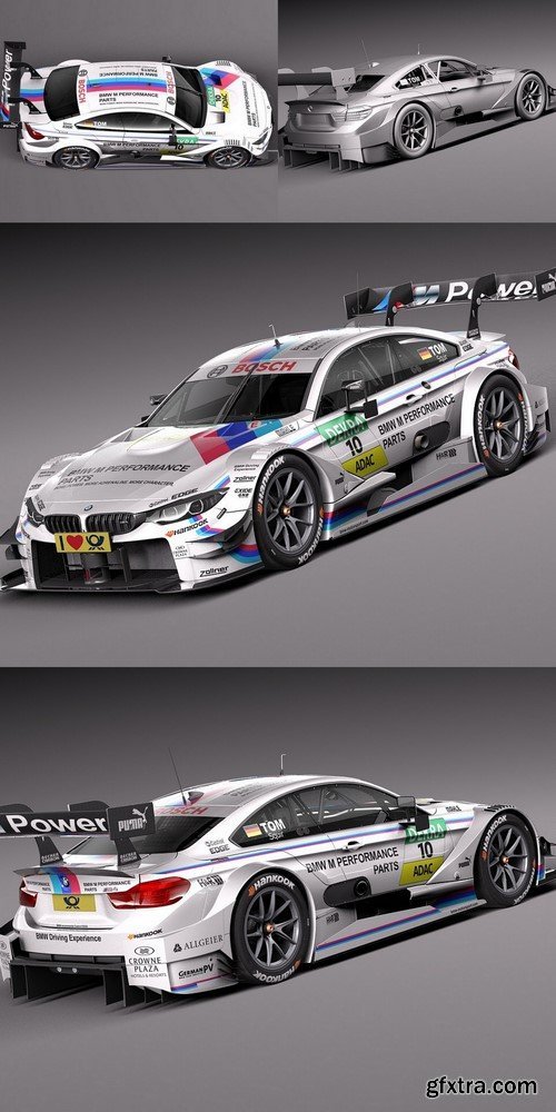 3D Model – BMW M4 DTM 2015 Race Car
