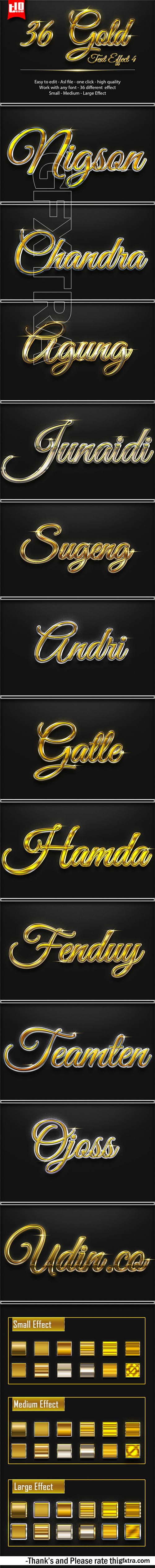 GraphicRiver - 36 Gold Effect 4 21654213