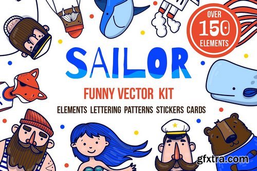 CM - Sailor - nautical vector kit 1543422
