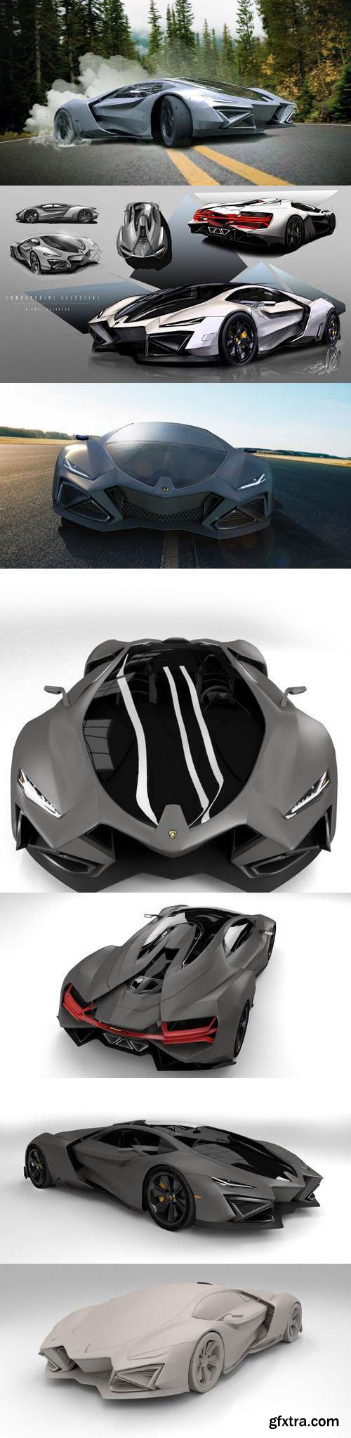 Lamborghini Celestial 3D Model