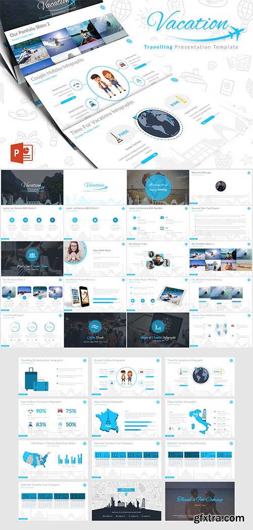 Vacation - Traveling Presentation Template