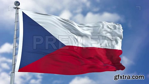 Czech Republic Flag Animation 73452