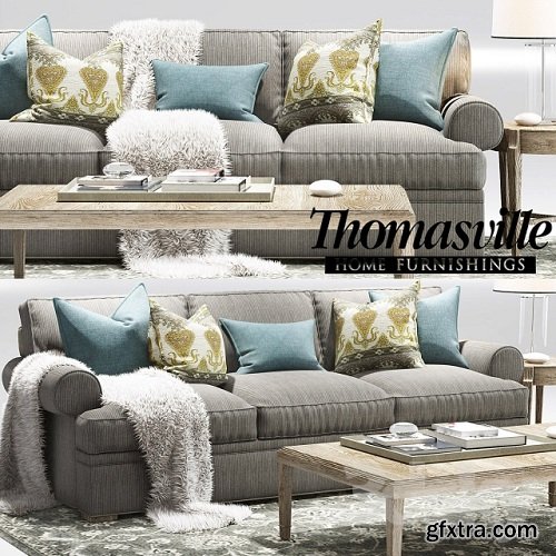 Thomasville Jessie sofa Elements Long Sofa