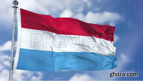 Luxembourg Flag Animation - Motion Graphics 73682