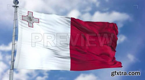 Malta Flag Animation - Motion Graphics 73691