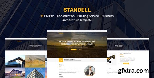ThemeForest - Standell v1.0 - Multipurpose Construction PSD Template - 21589504