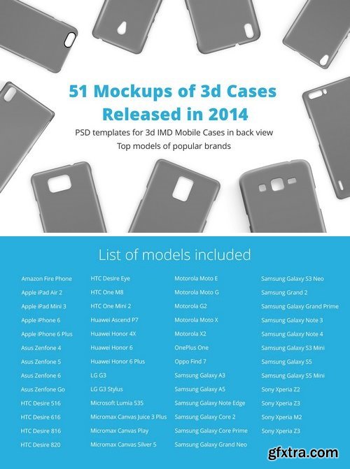 CM - 3d IMD Phone CaseMockups Bundle 2014 1568849