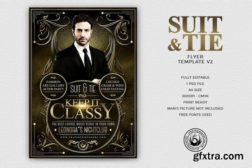 GraphicRiver - Suit and Tie Flyer Template V2 15196678