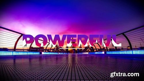 Power Typography Intro After Effects Template