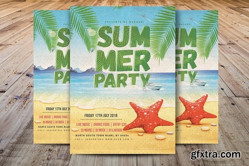 CM - Vintage Summer Party Flyer 2380859