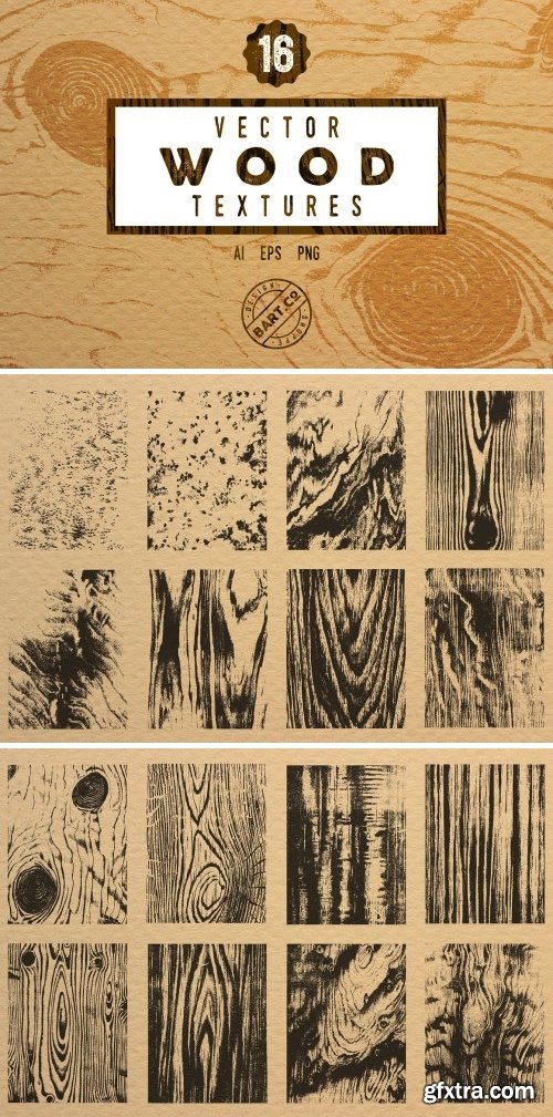 CM - 16 Vintage Wood textures 1551095