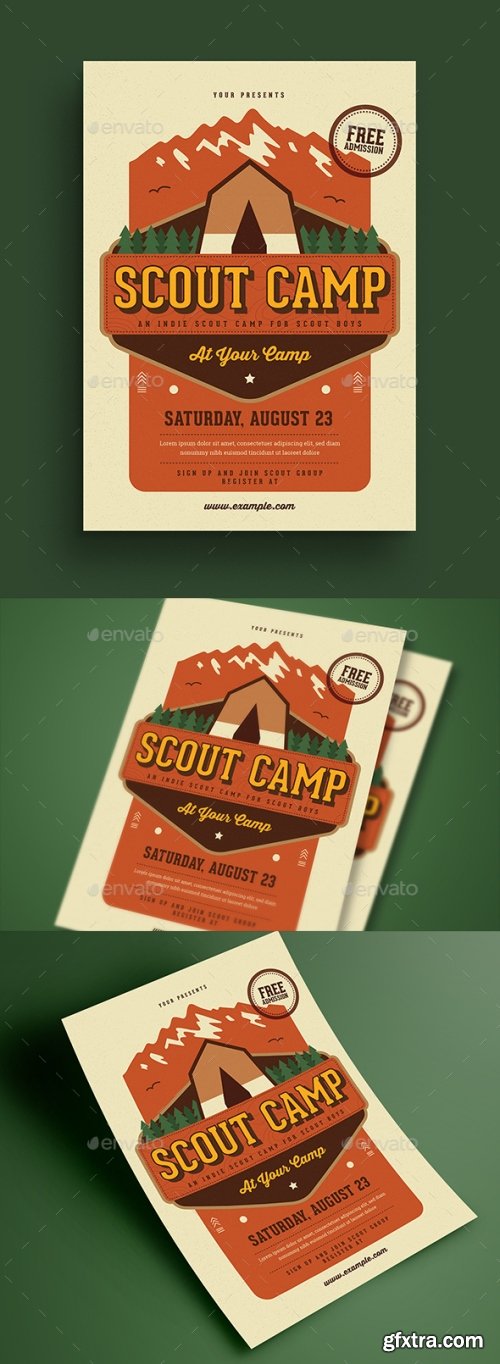 Graphicriver - Scout Camp Flyer 21693466