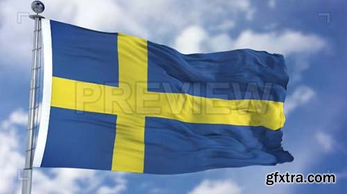 Sweden Flag Animation - Motion Graphics 74385