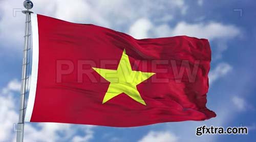 Vietnam Flag Animation - Motion Graphics 74494