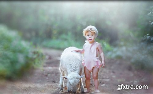 Jinky Art - Baby and her Lamb: Post Processing Video