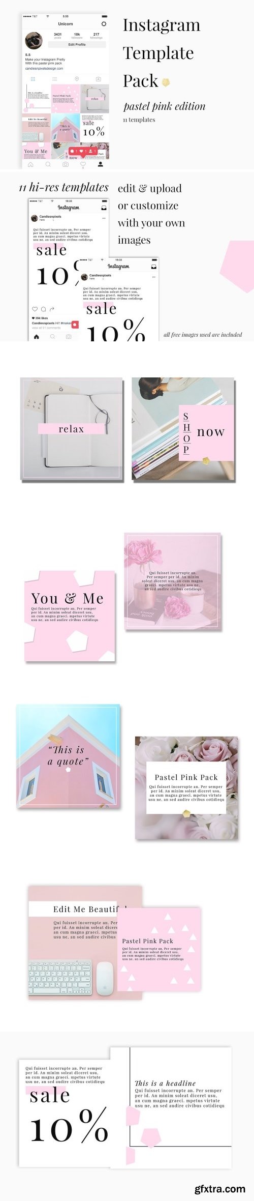 CM - Instagram Pastel Pink Pack 1580787