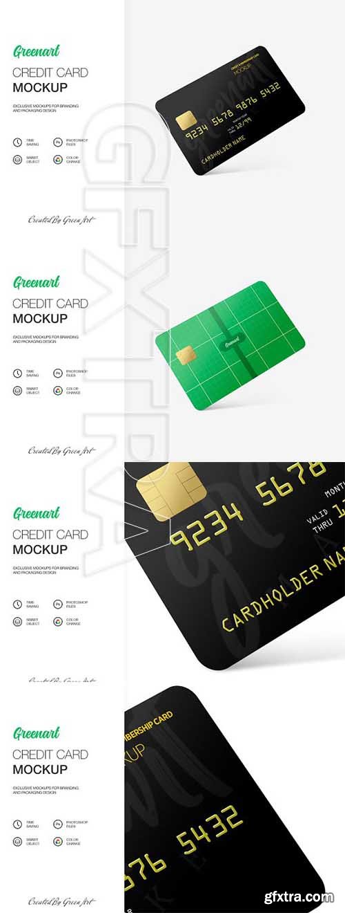 CreativeMarket - Credit Card Mockup 2415036
