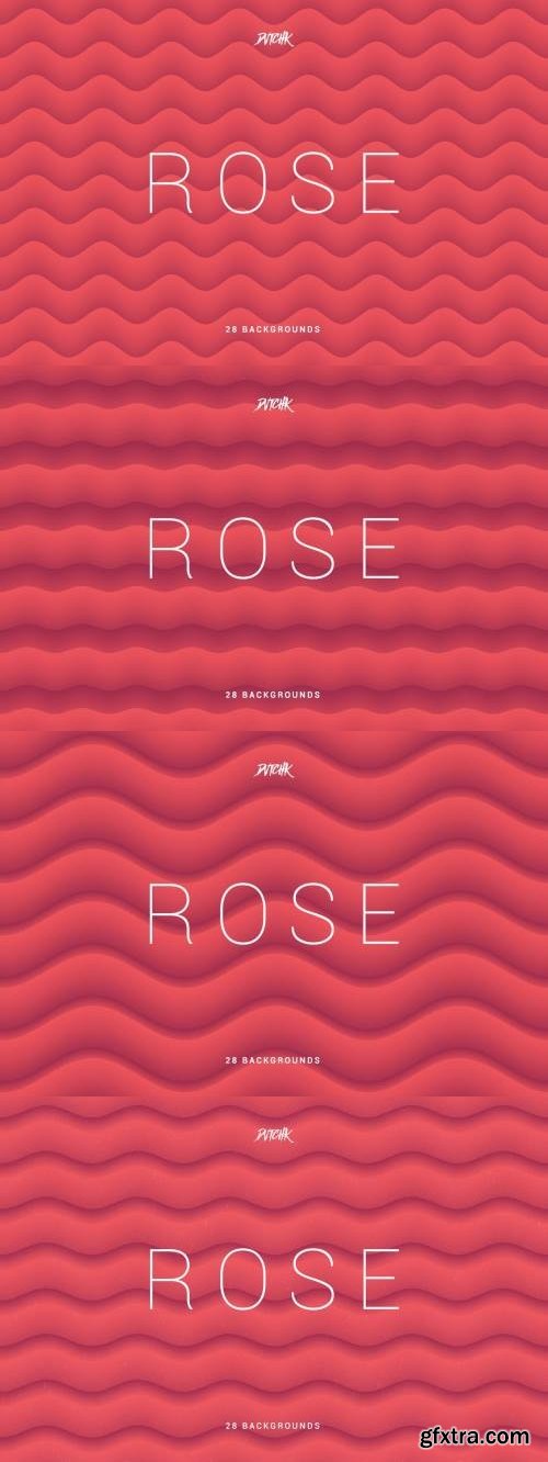 Rose | Soft Abstract Wavy Backgrounds