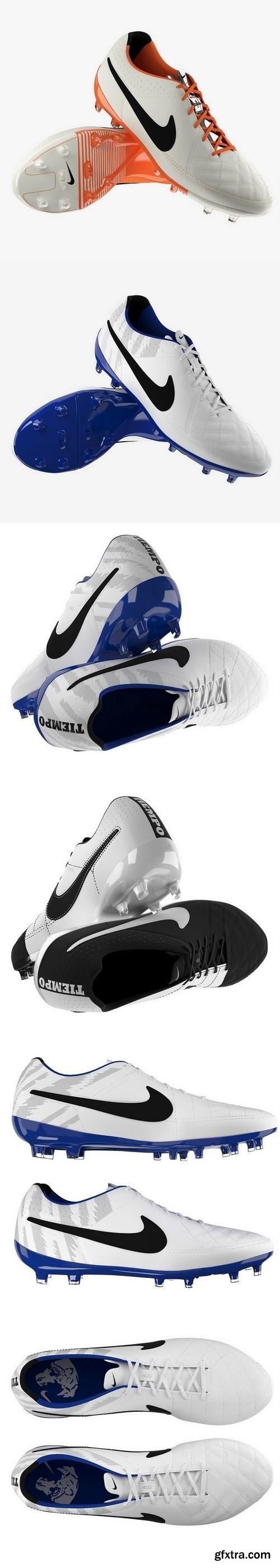 Nike Tiempo Legend V Football Boots 3d Models