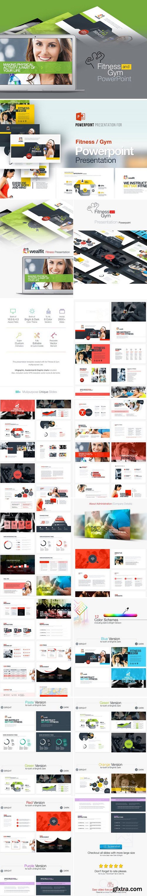 CM - Fitness & Gym Powerpoint Template 2378465
