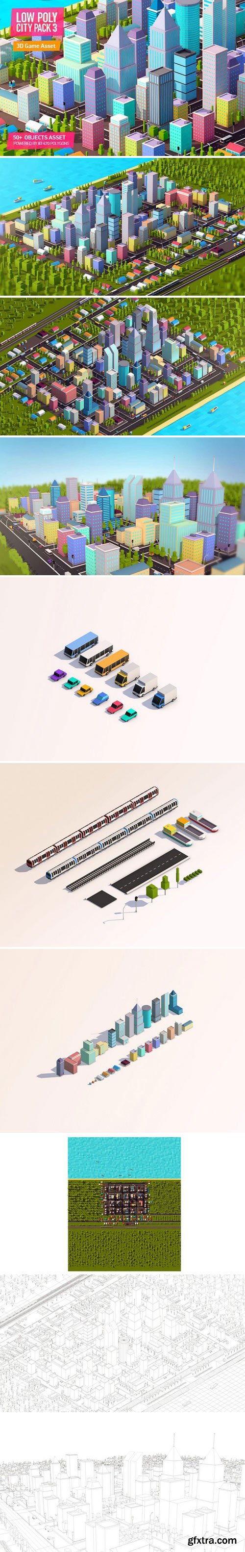 CM - Low Poly City Pack 3 1452374