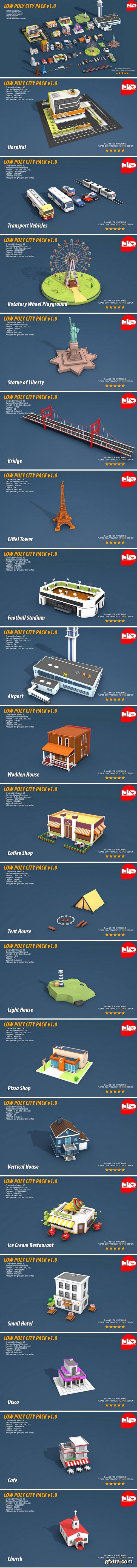 CM - Low Poly City Pack 1 2100863